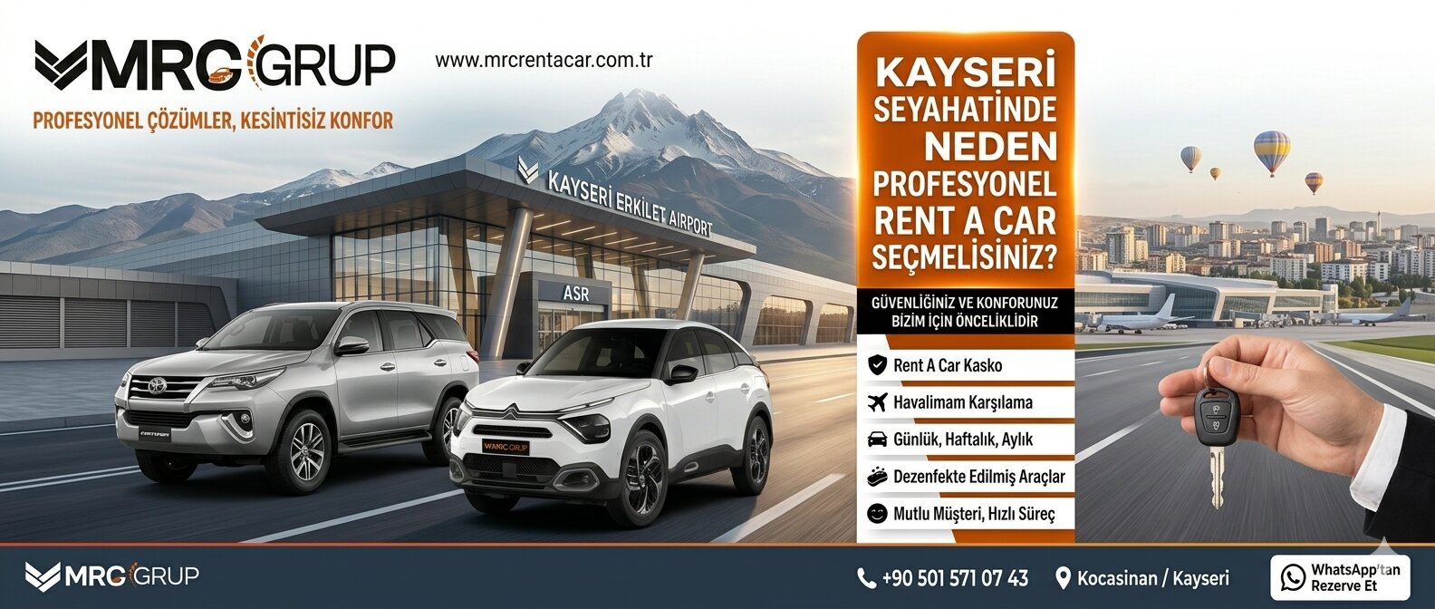 Kayseri’de İş Dünyasının Tercihi: Kurumsal Araç Kiralama Avantajları