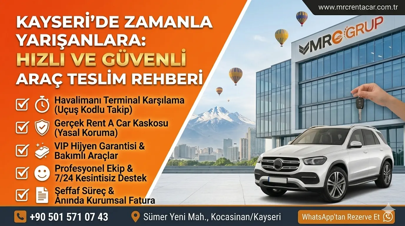 Kayseri'yi Keşfetmenin Yolu MRC Grup'tan Geçer
