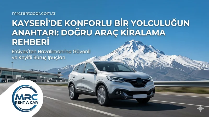 Kayseri’de Konforlu Bir Yolculuğun Anahtarı: Doğru Araç Kiralama Rehberi